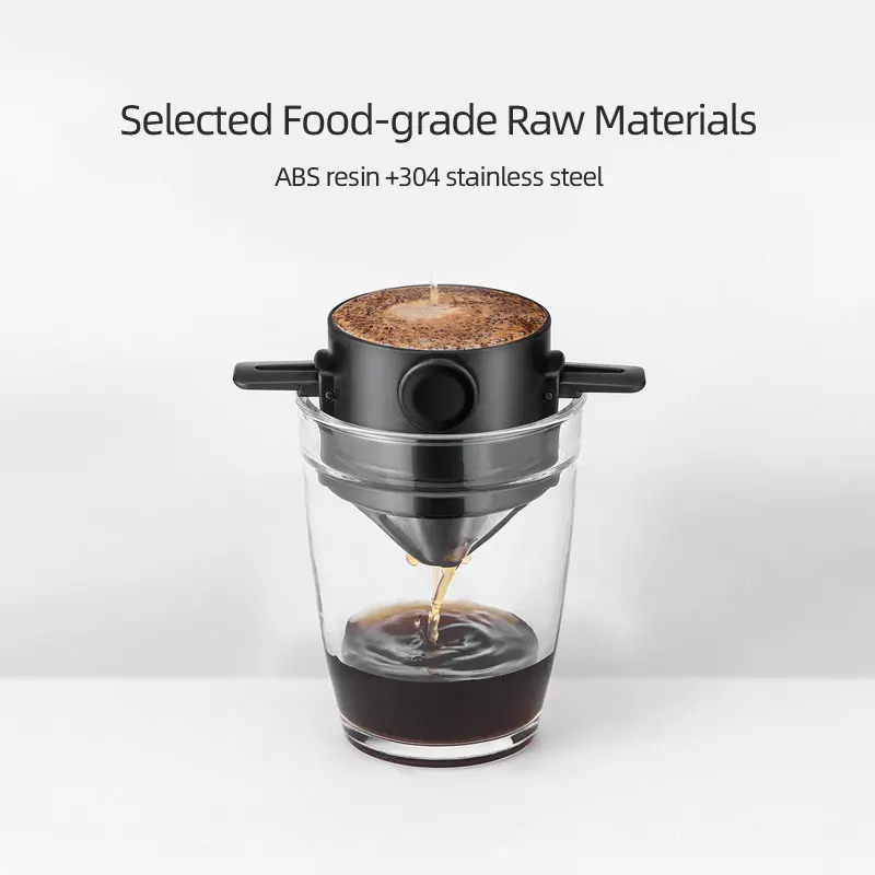 Coffee Filter Portable 304 Stainless Steel Drip Coffee Tea Holder Funnel Baskets Reusable Tea Infuser and Stand Coffee Dripper
Coffee Filter Portable 304 Stainless Steel Drip Coffee Tea Holder Funnel Baskets Reusable Tea Infuser and Stand Coffee Dripper