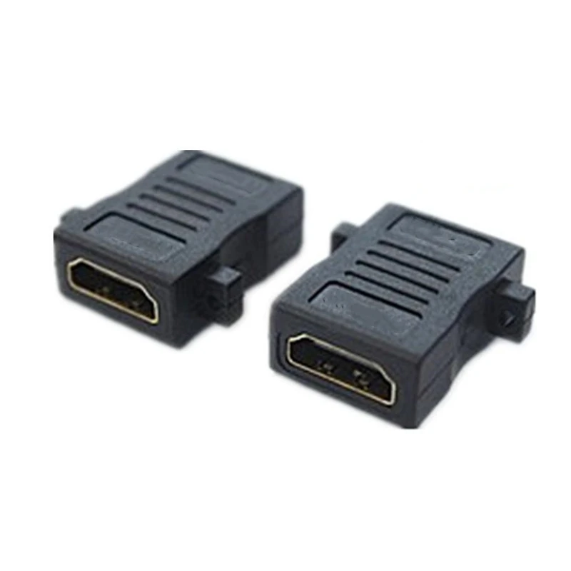 HDMI-compatible Female To HDMI 1.4 Female Extension Converter Adapter with Panel Mount Holes
HDMI-compatible Female To HDMI 1.4 Female Extension Converter Adapter with Panel Mount Holes