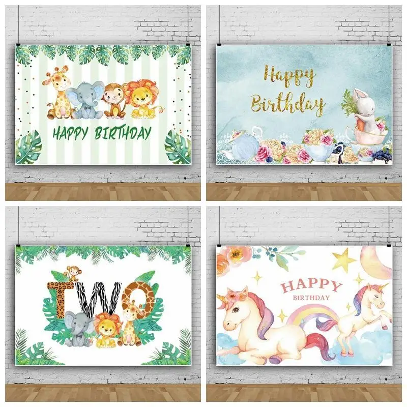 Tropical Leaves Jungle Animals Kids Birthday Background Photo Newborn Baby Wild One Two Photography Backdrops Poster Decor
Tropical Leaves Jungle Animals Kids Birthday Background Photo Newborn Baby Wild One Two Photography Backdrops Poster Decor