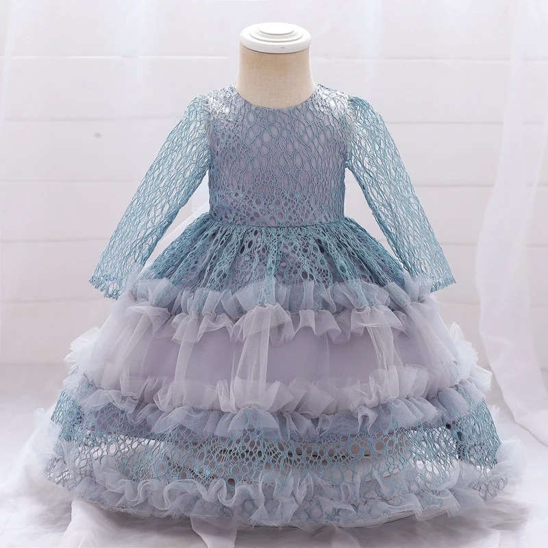 Newborn Baby Girl Dresses Long Sleeve Lace Fluffy Baptism Dress For Girls 1 Year Birthday Party Wedding Dress Toddler Clothes
Newborn Baby Girl Dresses Long Sleeve Lace Fluffy Baptism Dress For Girls 1 Year Birthday Party Wedding Dress Toddler Clothes