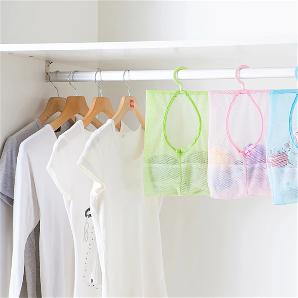 Multi-function Space Saving Hanging Mesh Bags Clothes Organizer Bedroom Clothes Storage Bag Bathroom Toiletry Travel Accessories
Multi-function Space Saving Hanging Mesh Bags Clothes Organizer Bedroom Clothes Storage Bag Bathroom Toiletry Travel Accessories