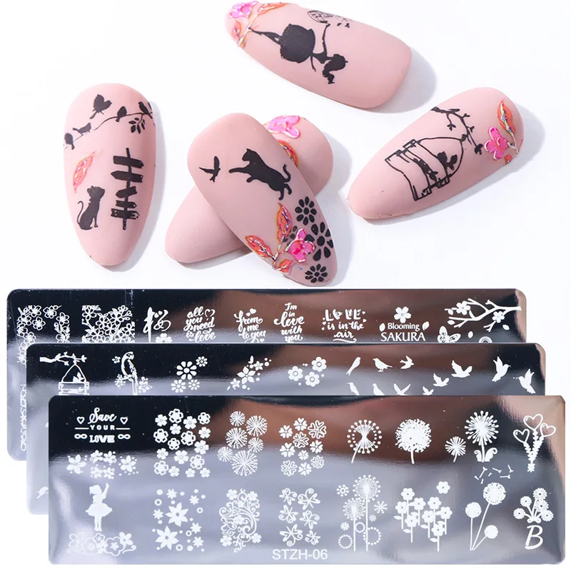 1Pc Nail Art Transfer Plate Ins European And American Retro Small Floral Butterfly Petal Nail Template Stainless Steel Set
1Pc Nail Art Transfer Plate Ins European And American Retro Small Floral Butterfly Petal Nail Template Stainless Steel Set