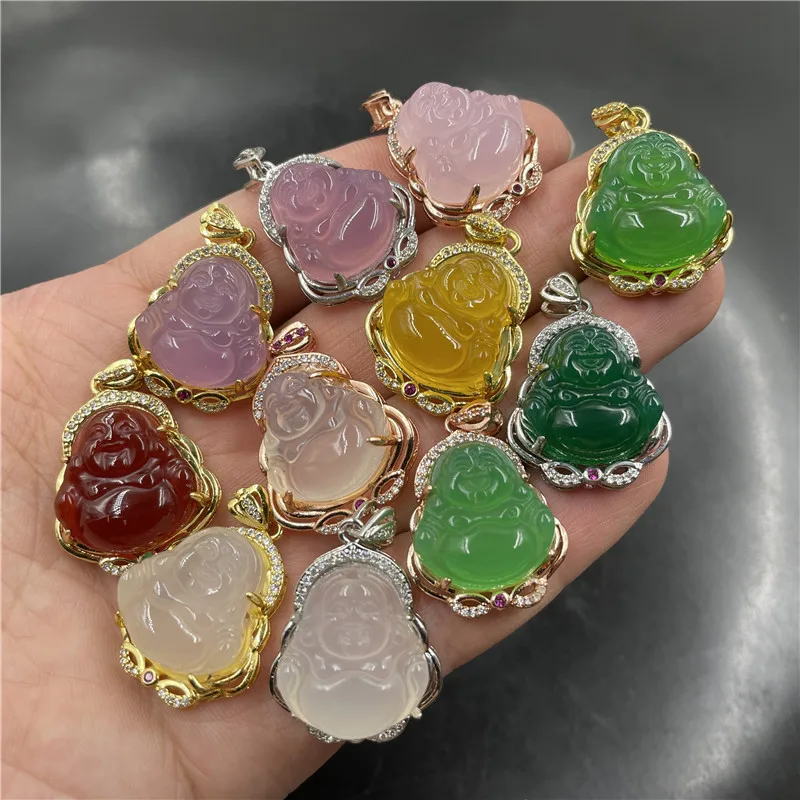 Cute Buddha Pendant Necklace For Women Men Zircon Crystal Buddha Necklace Couple Necklace Stainless Steel Jewelry Christmas Gift
Cute Buddha Pendant Necklace For Women Men Zircon Crystal Buddha Necklace Couple Necklace Stainless Steel Jewelry Christmas Gift