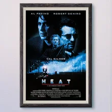 N147 HEAT Vintage Classic Movie Wall Silk Cloth HD Poster Art Home Decoration Gift
