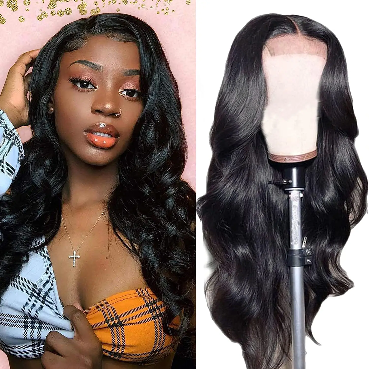30 Inch Body Wave Frontal Wigs 13x4 HD Transparent Lace Front Human Hair Wigs For Women Remy Brazilian Body Wave Lace Front Wig
30 Inch Body Wave Frontal Wigs 13x4 HD Transparent Lace Front Human Hair Wigs For Women Remy Brazilian Body Wave Lace Front Wig