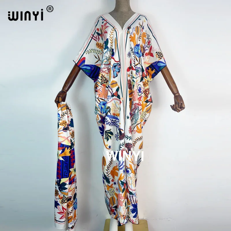 WINYI 2021 Dresses For Women Fashion Design twill v-neck with scarf Maxi Long Femme Vestidos Summer abayas Party Elegant Dress
WINYI 2021 Dresses For Women Fashion Design twill v-neck with scarf Maxi Long Femme Vestidos Summer abayas Party Elegant Dress