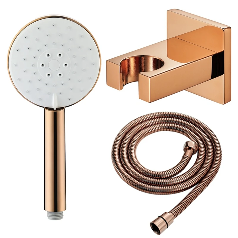 Round ABS Hand Spray Pressurized Hand Shower Head With Copper Base And 1.5M Stainless Steel Shower Hose
Round ABS Hand Spray Pressurized Hand Shower Head With Copper Base And 1.5M Stainless Steel Shower Hose