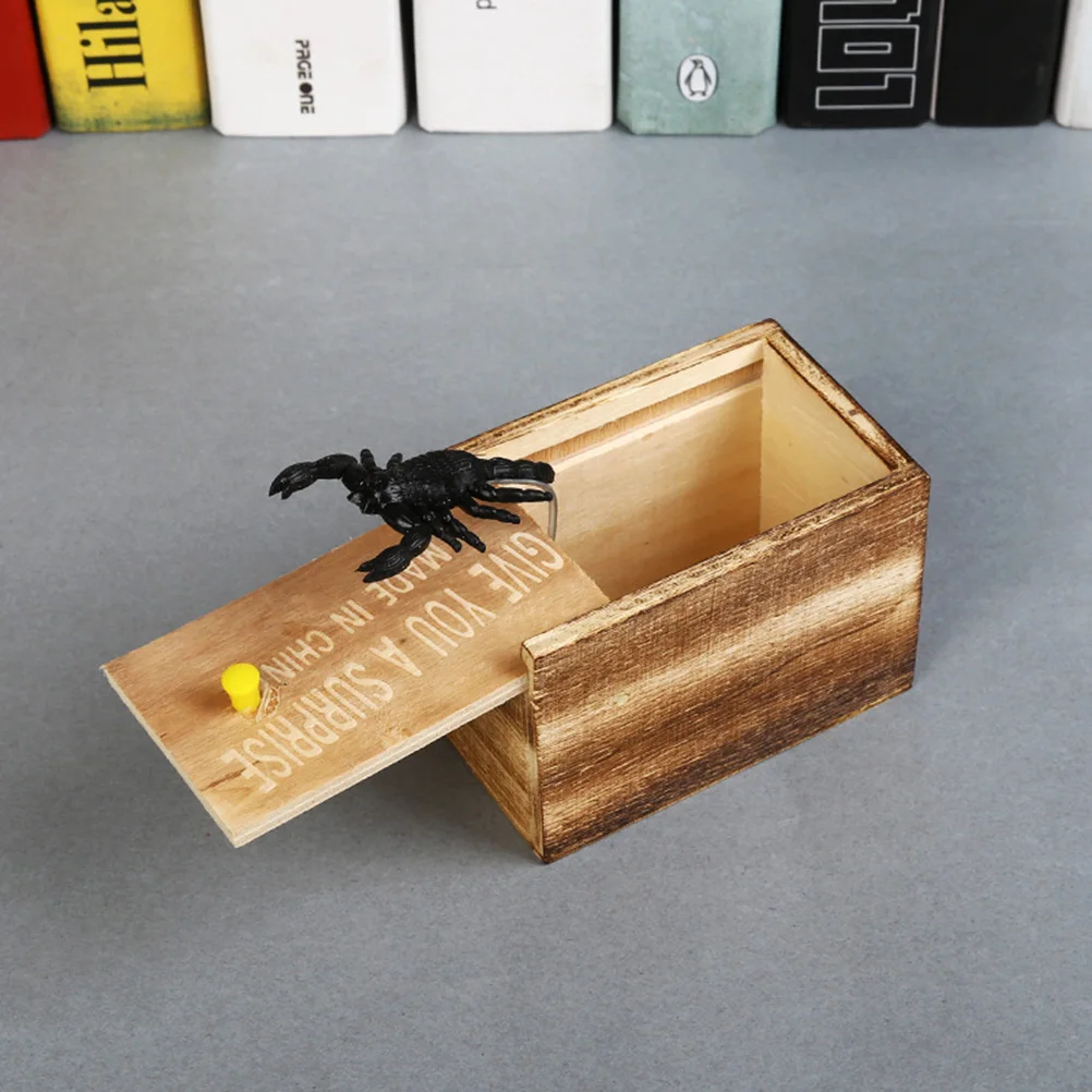 April Fool's Day gift Wooden Prank Trick Practical Joke Home Office Scare Toy Box Gag Spider Mouse Funny Gift for Kids Adults
April Fool's Day gift Wooden Prank Trick Practical Joke Home Office Scare Toy Box Gag Spider Mouse Funny Gift for Kids Adults