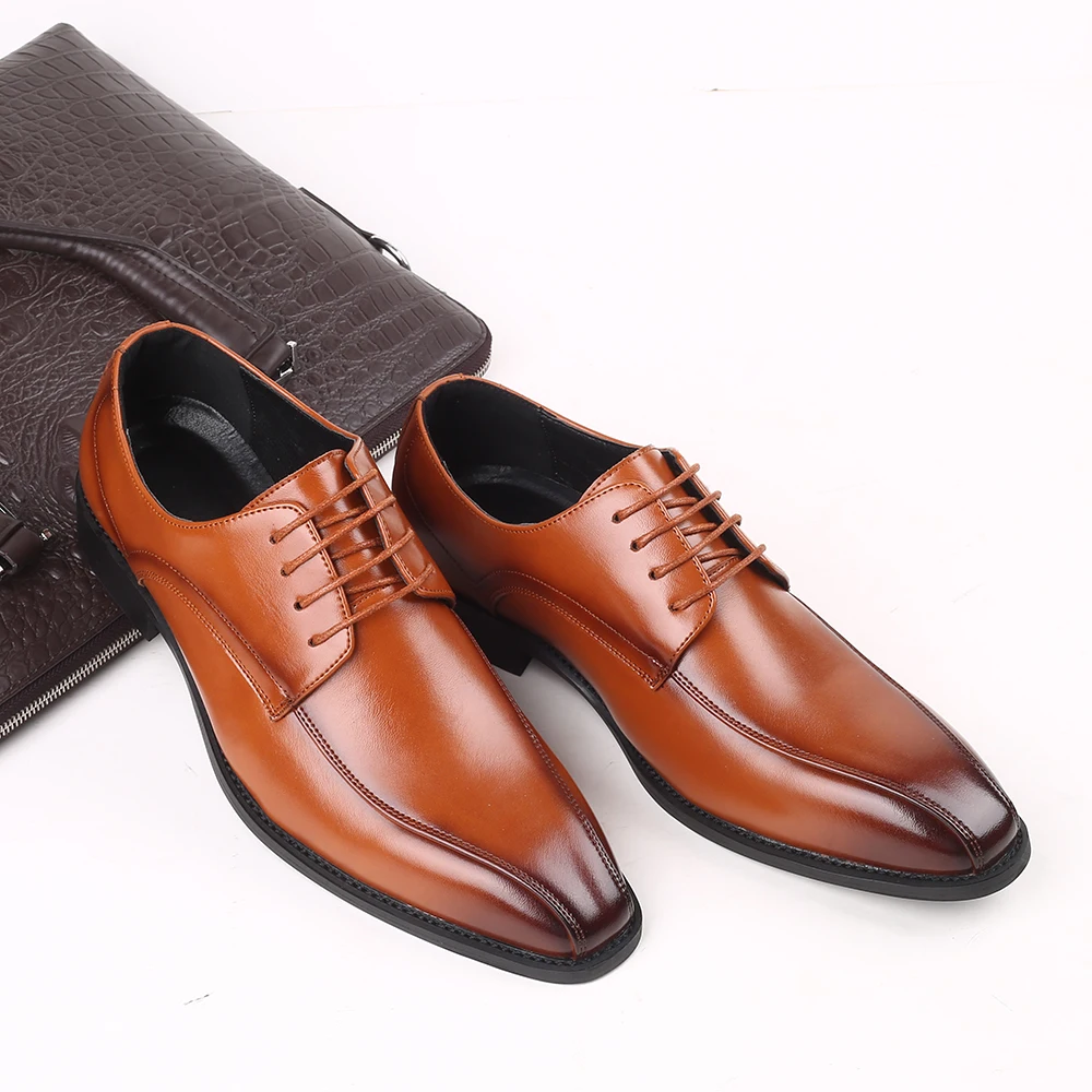 New high-end private custom-made men's leather shoes, British pointed toe shoes, business plus size formal casual men's shoes
New high-end private custom-made men's leather shoes, British pointed toe shoes, business plus size formal casual men's shoes