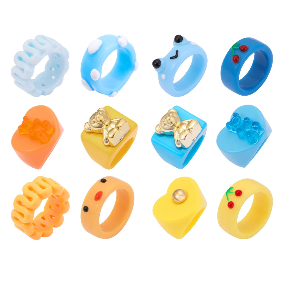 Beauty Layer New Colourful Resin Ring Acrylic Rhinestone Geometric Square Round Women's Rings Gift Jewelry Earring 2021 Trend
Beauty Layer New Colourful Resin Ring Acrylic Rhinestone Geometric Square Round Women's Rings Gift Jewelry Earring 2021 Trend