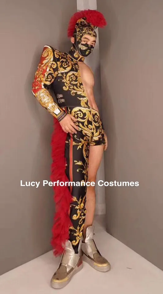 Foreign bar interactive Roman style dance festival party printed Jumpsuit men's and women's leading dance nightclub
Foreign bar interactive Roman style dance festival party printed Jumpsuit men's and women's leading dance nightclub