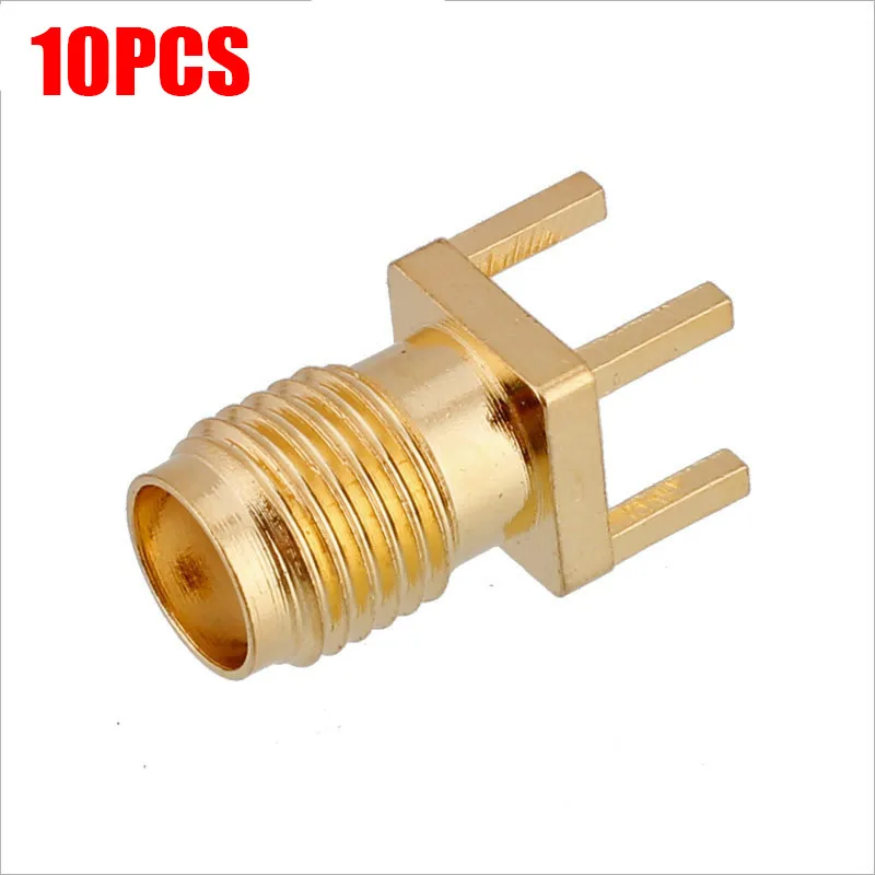 10 PCS SMA End Launch Jack Mount RF Connector Brass Hard Gold Plated High Reliability And Long Life Brass 5000 M
10 PCS SMA End Launch Jack Mount RF Connector Brass Hard Gold Plated High Reliability And Long Life Brass 5000 M