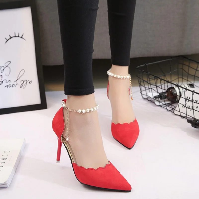 2021 spring and summer new high-heeled shoes high-heeled sexy word buckle chain fine heel shallow matte women's sandals
2021 spring and summer new high-heeled shoes high-heeled sexy word buckle chain fine heel shallow matte women's sandals