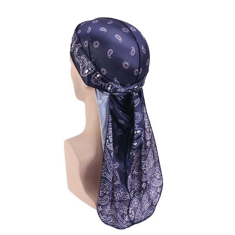 Hair Accessories Silky Durag Bandanas Insect Print Hats For Women Men Long Tail Pirate Hat Waves do doo du rag Headwear
Hair Accessories Silky Durag Bandanas Insect Print Hats For Women Men Long Tail Pirate Hat Waves do doo du rag Headwear