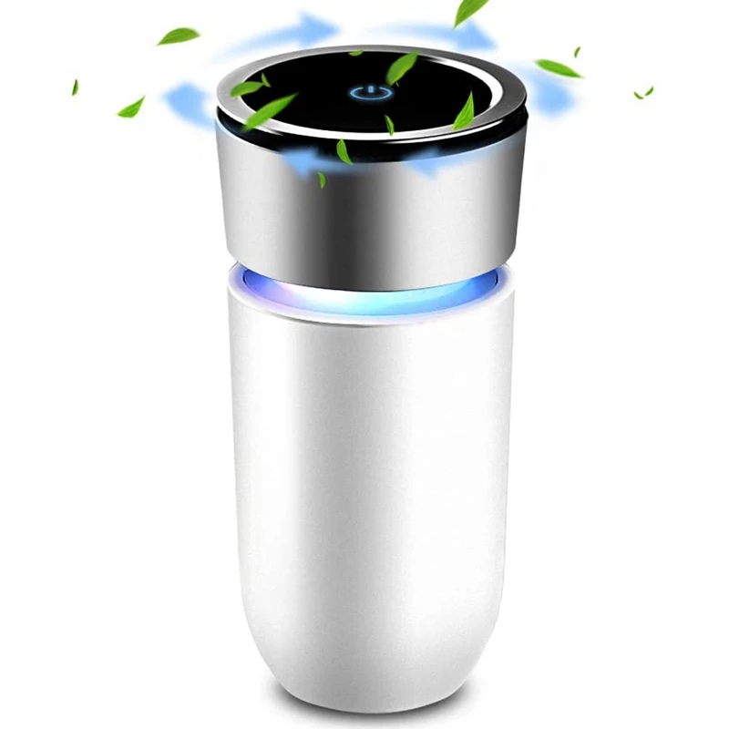 Personal Air Purifiers for Car with 5 Color LED Light, HEPA Filter for Allergies and Pets Hair Smoke,White
Personal Air Purifiers for Car with 5 Color LED Light, HEPA Filter for Allergies and Pets Hair Smoke,White