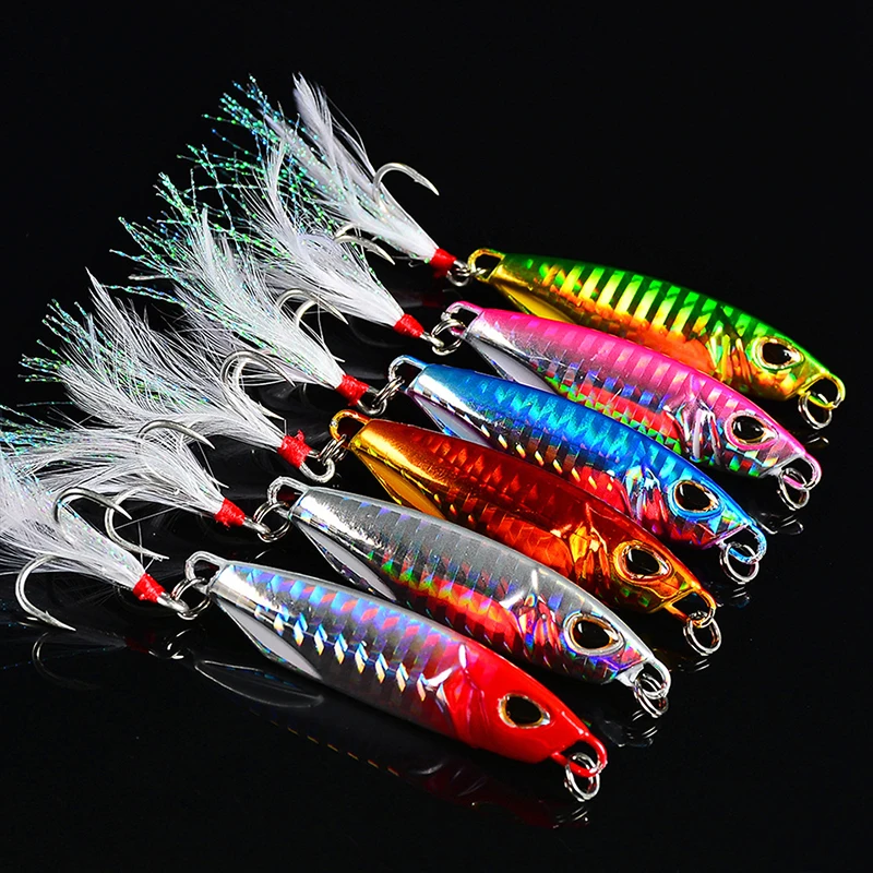 New Metal Sequins Fishing Lure 10g 15g 20g 30g 40g 50g Trolling Hard Baits With Hook Trout Jigging Lure Jigs Saltwater Lures
New Metal Sequins Fishing Lure 10g 15g 20g 30g 40g 50g Trolling Hard Baits With Hook Trout Jigging Lure Jigs Saltwater Lures