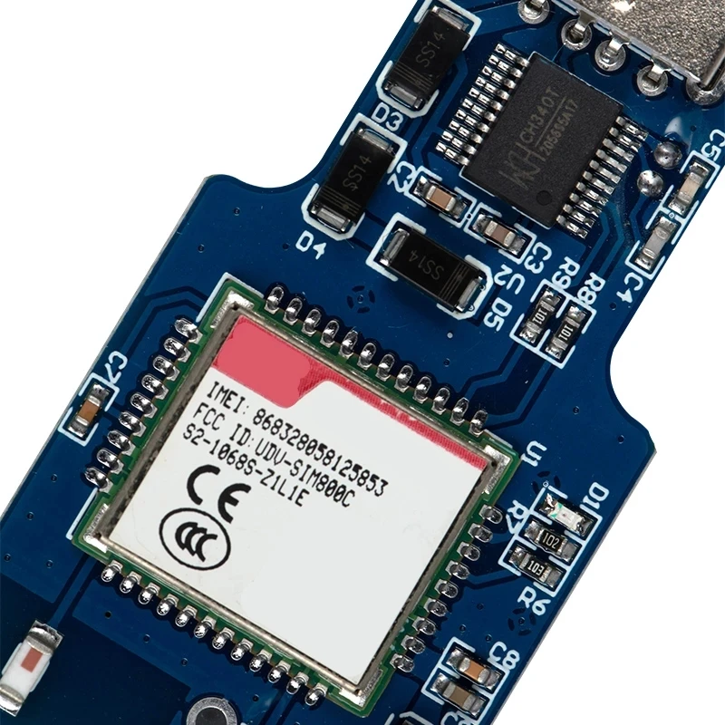 Четырёхдиапазонный модуль GSM GPRS SIM800 SIM800C с USB на для беспроводных Bluetooth