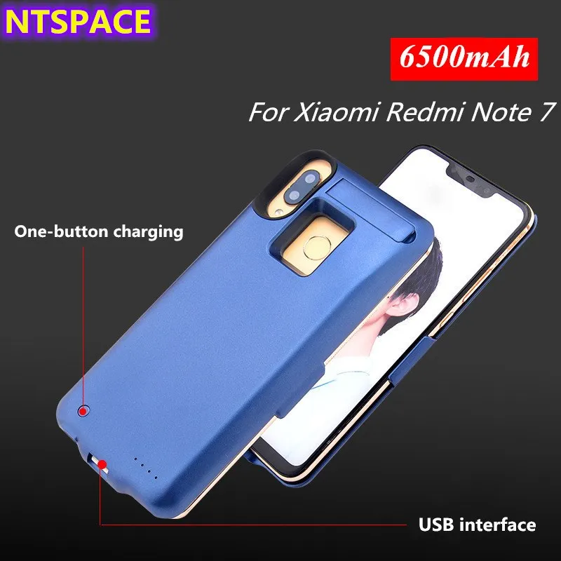 6500mAh Extended Phone Battery Power Case For Xiaomi Redmi Note 7 Portable Power Bank Case Backup Battery Charger Cover
6500mAh Extended Phone Battery Power Case For Xiaomi Redmi Note 7 Portable Power Bank Case Backup Battery Charger Cover