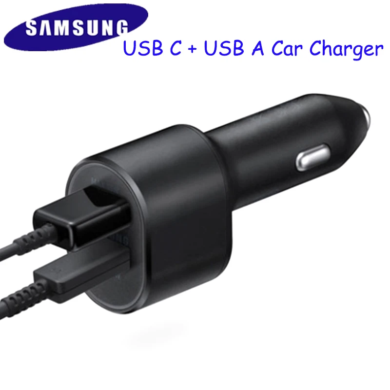 Original SAMSUNG 45W PD USB C Car Charger 15W Quick Fast Charging 3A Dual Type C Cable For Galaxy S22 S21 S20 Plus Z Fold 2 3 5G
Original SAMSUNG 45W PD USB C Car Charger 15W Quick Fast Charging 3A Dual Type C Cable For Galaxy S22 S21 S20 Plus Z Fold 2 3 5G