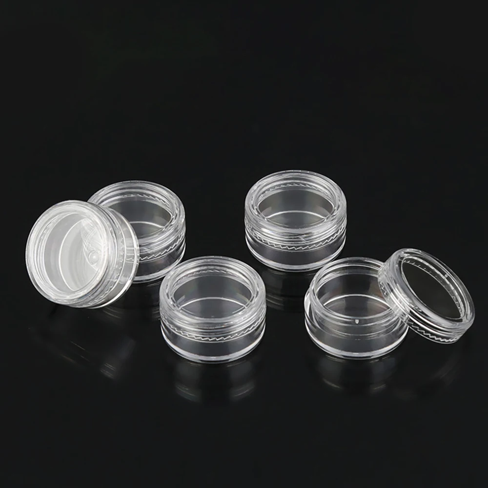 50pc/Lot Sample Clear Cream Jar 5g Mini Cosmetic Bottles Containers Transparent Pot For Nail Arts Small Clear Can Tin For Balm
50pc/Lot Sample Clear Cream Jar 5g Mini Cosmetic Bottles Containers Transparent Pot For Nail Arts Small Clear Can Tin For Balm