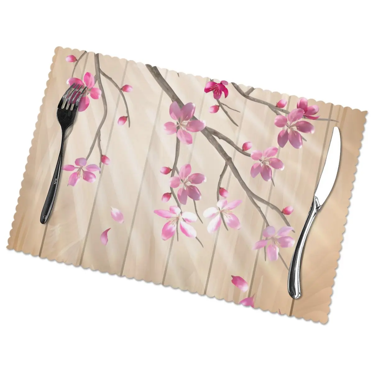 6 шт. подстилка Вишня на деревянной ткани, коврики для стола, посуда, кухонный инструмент, коврики для стола 
6 шт. подстилка Вишня на деревянной ткани, коврики для стола, посуда, кухонный инструмент, коврики для стола