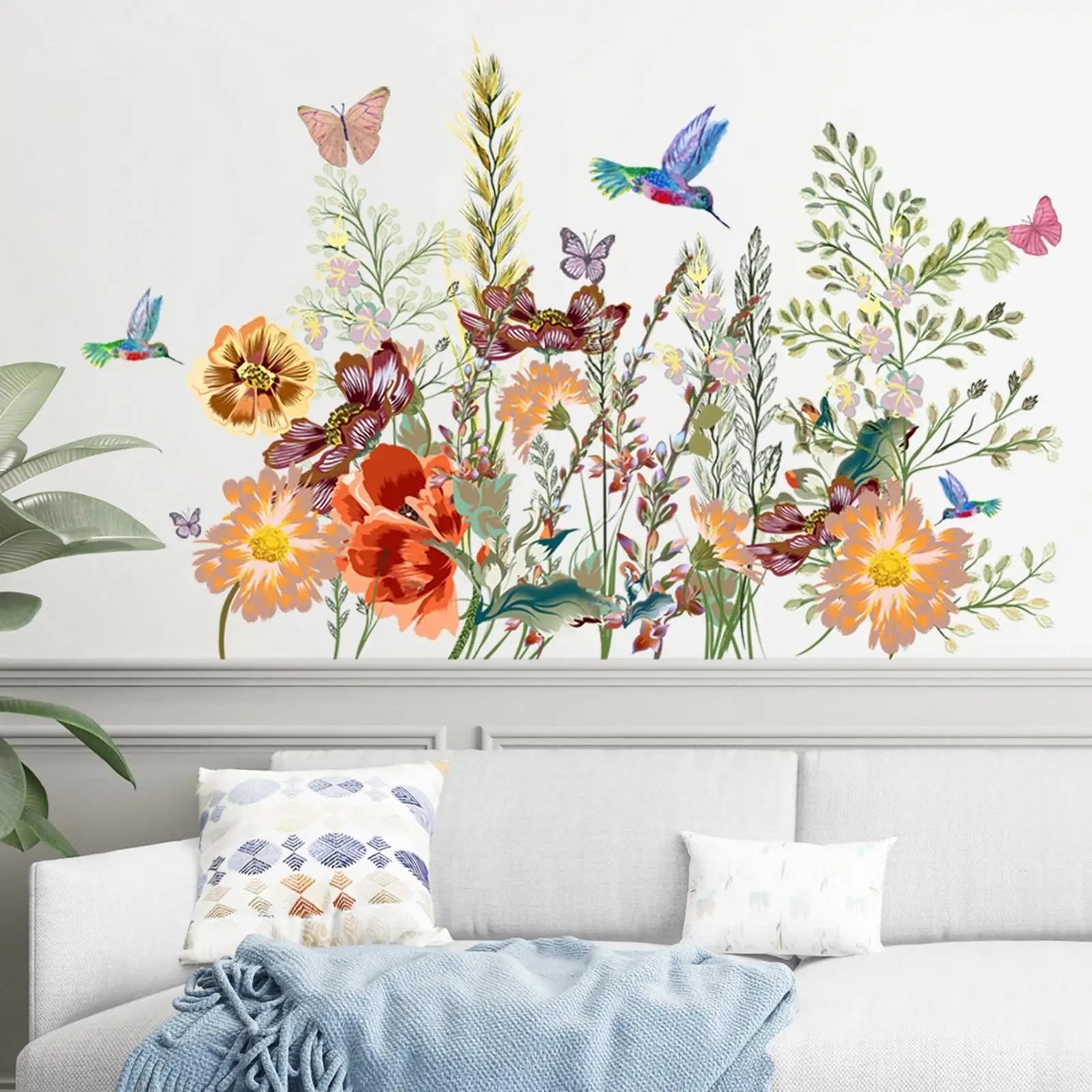 Butterfly Kingfisher Flower Wall Sticker Living Room Bedroom Background Wall Sticker Waterproof Removable Sticker
Butterfly Kingfisher Flower Wall Sticker Living Room Bedroom Background Wall Sticker Waterproof Removable Sticker