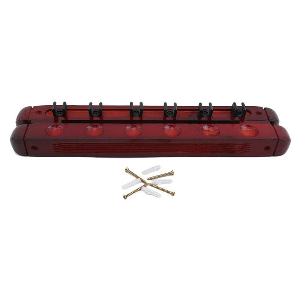 Pool Table Cue Rack Billiard Stick Balls Accessorie Holder Wall Mount 6 Cues Billiard Wood Rack
Pool Table Cue Rack Billiard Stick Balls Accessorie Holder Wall Mount 6 Cues Billiard Wood Rack