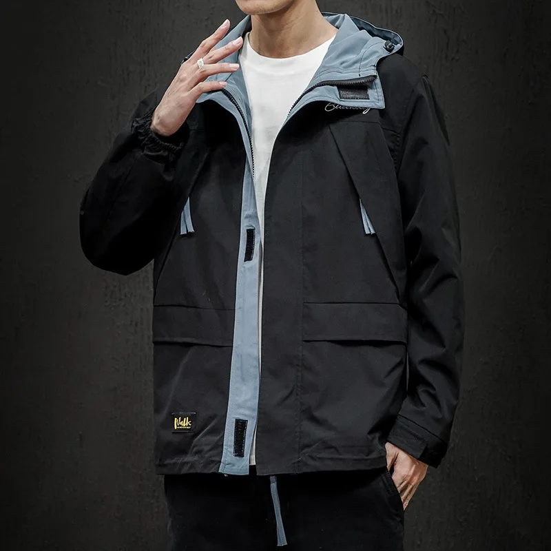 Oloey 2020 Winter New Men's Hooded Jacket Trendy Multi-pocket Loose Overalls Jacket Japanese Retro Plus Size Casual Hoodie 
Oloey 2020 Winter New Men's Hooded Jacket Trendy Multi-pocket Loose Overalls Jacket Japanese Retro Plus Size Casual Hoodie