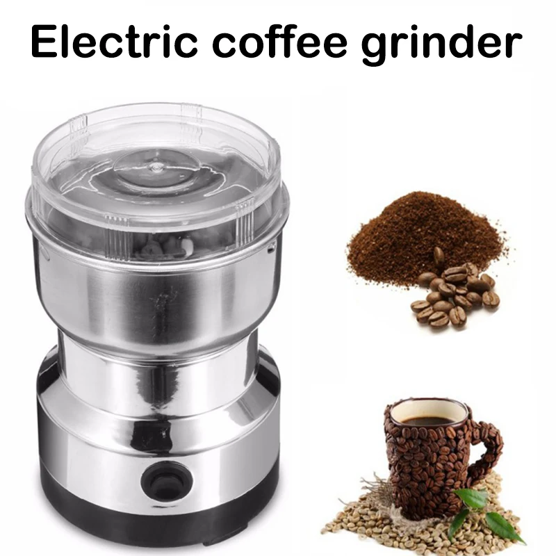 Household Mini Electric Grinder With Double Stainless Steel Blades Coffee Bean Powder Making Machine Kitchen Dropshipping-V12
Household Mini Electric Grinder With Double Stainless Steel Blades Coffee Bean Powder Making Machine Kitchen Dropshipping-V12