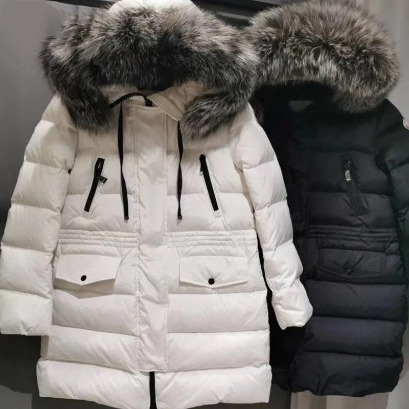 Casual Duck Down Coat 2021 Winter Clothing women Luxury Brand Hooded parka with Natural Fur Long Slim Female Down Jacket
Casual Duck Down Coat 2021 Winter Clothing women Luxury Brand Hooded parka with Natural Fur Long Slim Female Down Jacket
