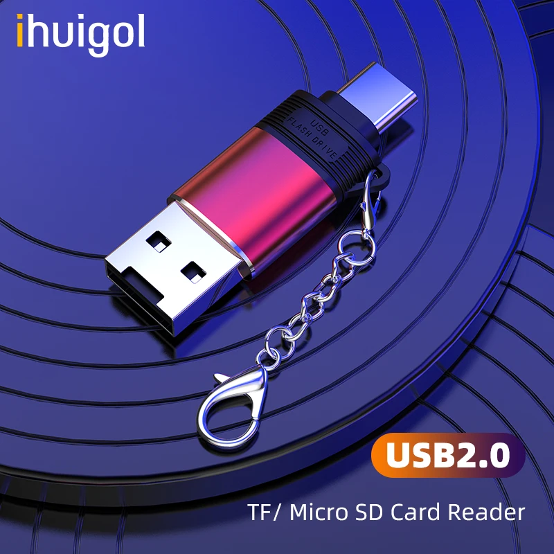ihuigol USB C TF/Micro SD Card Reader For Xiaomi mi 9 Samsung S10 S9 Huawei P40 P30 Pro USB to Type c Adapter Memory Card Reader
ihuigol USB C TF/Micro SD Card Reader For Xiaomi mi 9 Samsung S10 S9 Huawei P40 P30 Pro USB to Type c Adapter Memory Card Reader