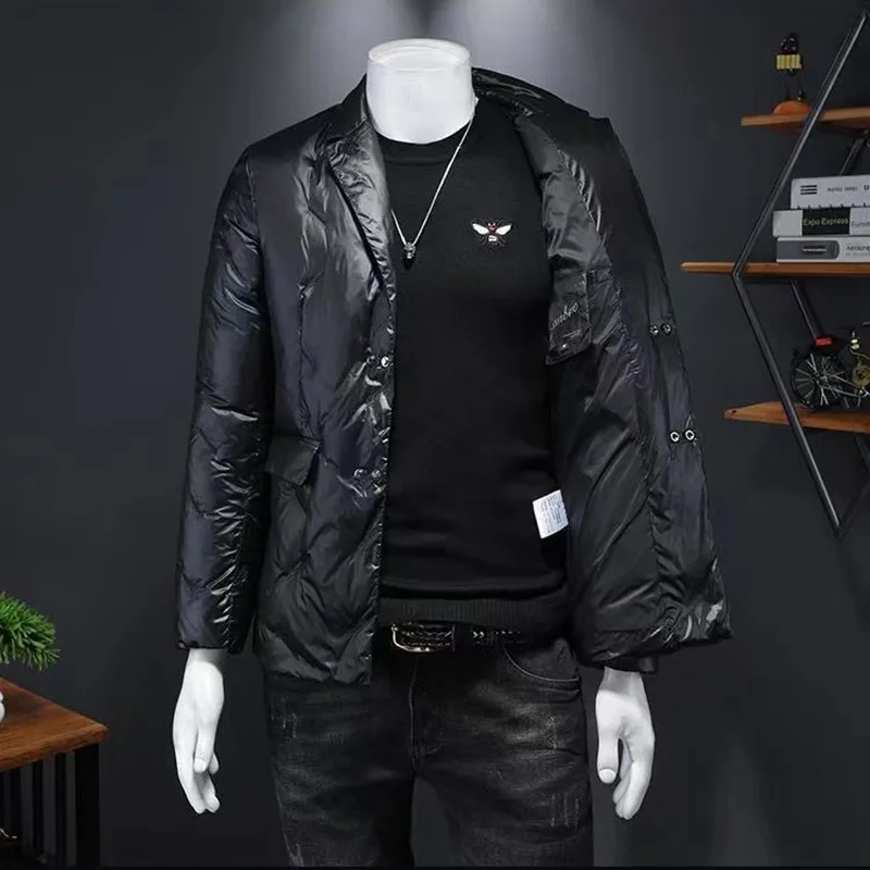 Fashion Men Clothing Winter Down Jacket Men New Design Black Suit Style Jacket White Duck Down Jacket Winter Jacket Coat For Men
Fashion Men Clothing Winter Down Jacket Men New Design Black Suit Style Jacket White Duck Down Jacket Winter Jacket Coat For Men