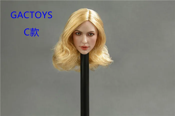 GACTOYS GC013 1/6 European Beauty Gilr Head Sculpt with Gold Color Hair Fit 12" Female Action Figure Bodys Toys In Stock
GACTOYS GC013 1/6 European Beauty Gilr Head Sculpt with Gold Color Hair Fit 12" Female Action Figure Bodys Toys In Stock