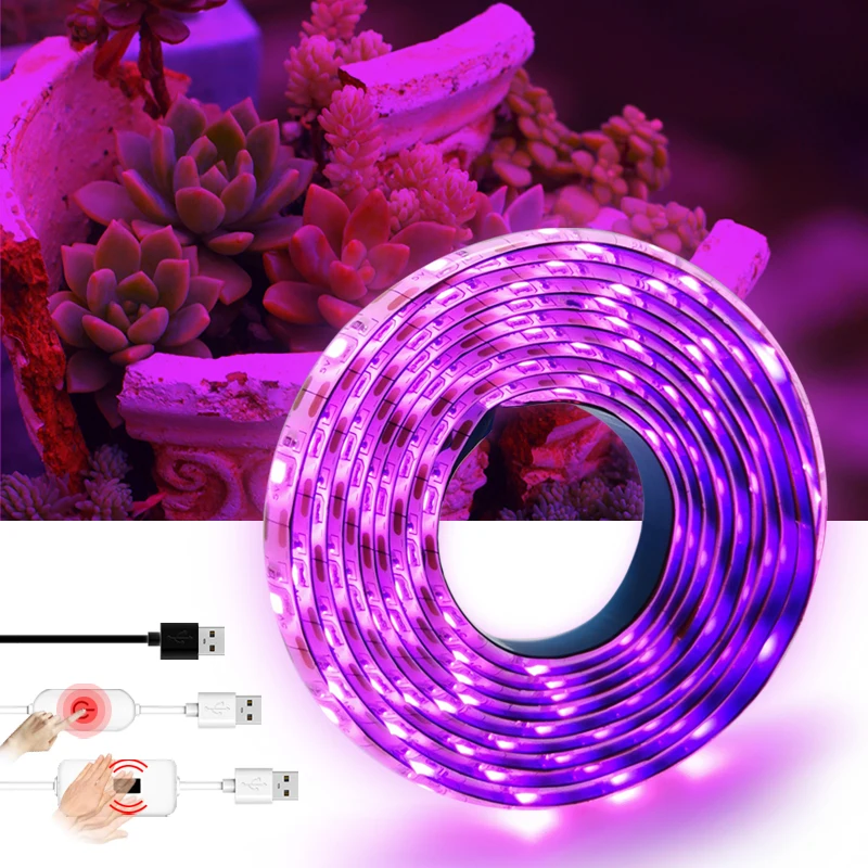 SMD2835 5V USB Phyto Tape Growing Lamps Lamp For plant Led Flower Aquarium Grow Light
SMD2835 5V USB Phyto Tape Growing Lamps Lamp For plant Led Flower Aquarium Grow Light
