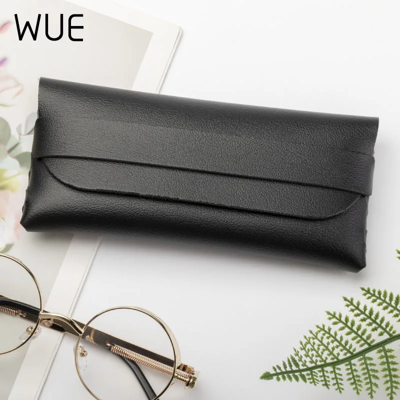 WUE Soft Durable PU Leather Glasses Case Top Quality Portable Sunglasses Eyeglasses Storage Holder Eyewear Glasses Box
WUE Soft Durable PU Leather Glasses Case Top Quality Portable Sunglasses Eyeglasses Storage Holder Eyewear Glasses Box