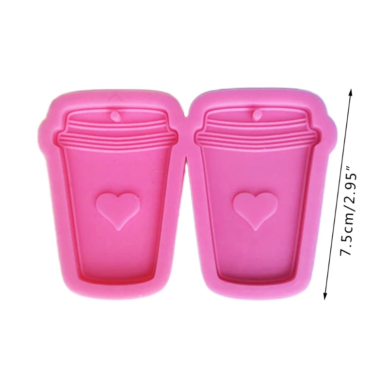 Shiny Glossy Coffee Cup Keychain Epoxy Resin Mold Keyring Casting Silicone Mould 87HC
Shiny Glossy Coffee Cup Keychain Epoxy Resin Mold Keyring Casting Silicone Mould 87HC