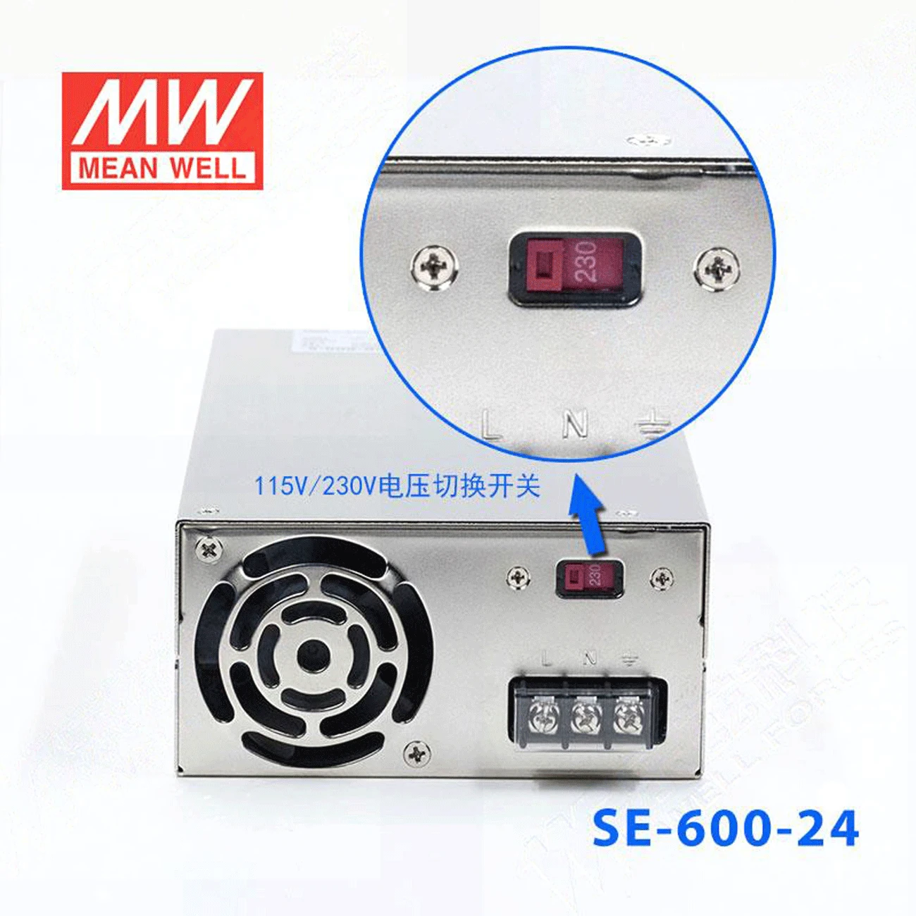 Steady MEAN WELL SE-600-24 24V 25A meanwell SE-600 600W Single Output Power Supply
Steady MEAN WELL SE-600-24 24V 25A meanwell SE-600 600W Single Output Power Supply