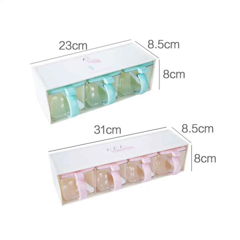 4Pcs Seasoning Box Jar Spice Rack Salt and Pepper Container Kitchen Spice Jar Boxes Cruet Seasoning Bottle Pot BBQ Stackable Box
4Pcs Seasoning Box Jar Spice Rack Salt and Pepper Container Kitchen Spice Jar Boxes Cruet Seasoning Bottle Pot BBQ Stackable Box