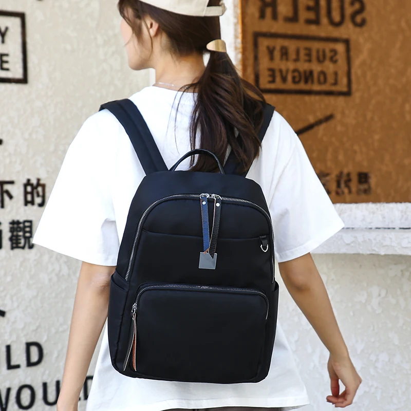 Women Backpack Solid Color Nylon Waterproof Youth Lady Bag Female Large Capacity Shoulder Bags Ladies Leisure Travel Backpack
Women Backpack Solid Color Nylon Waterproof Youth Lady Bag Female Large Capacity Shoulder Bags Ladies Leisure Travel Backpack