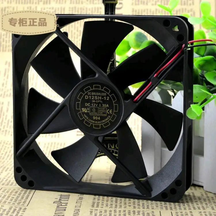Бесшумный блок питания для шасси Yatloon yuelun 1202512 см d12sh 12v0.30a|Кулеры и системы