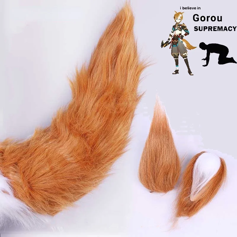 Аниме игра Genshin Impact Gorou Косплей имитация плюша лисы уши хвост Coaplay костюм реквизит для вечеринки Хэллоуин
Аниме игра Genshin Impact Gorou Косплей имитация плюша лисы уши хвост Coaplay костюм реквизит для вечеринки Хэллоуин