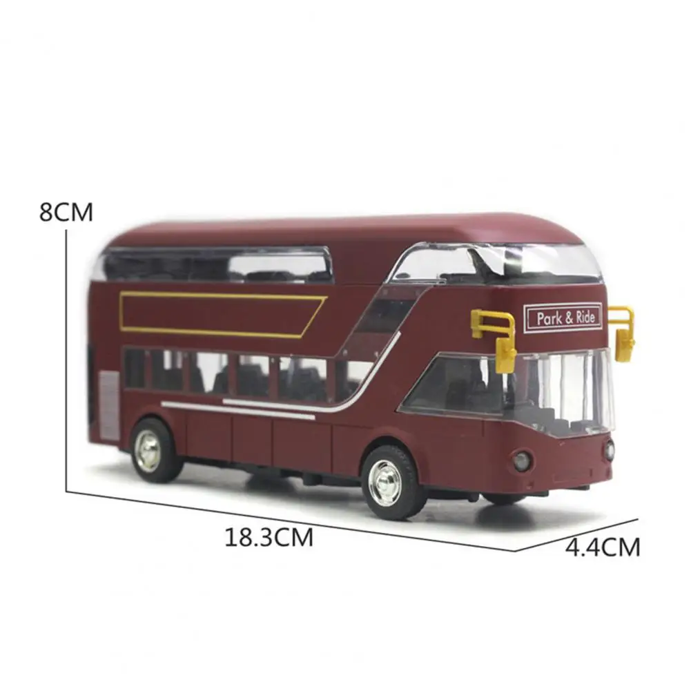 1:48 2-Floor London Do uble Dec ker Bus Model Toy Cars Alloy Hongkong Light Music Old-Fashion Car Toys for children
1:48 2-Floor London Do uble Dec ker Bus Model Toy Cars Alloy Hongkong Light Music Old-Fashion Car Toys for children