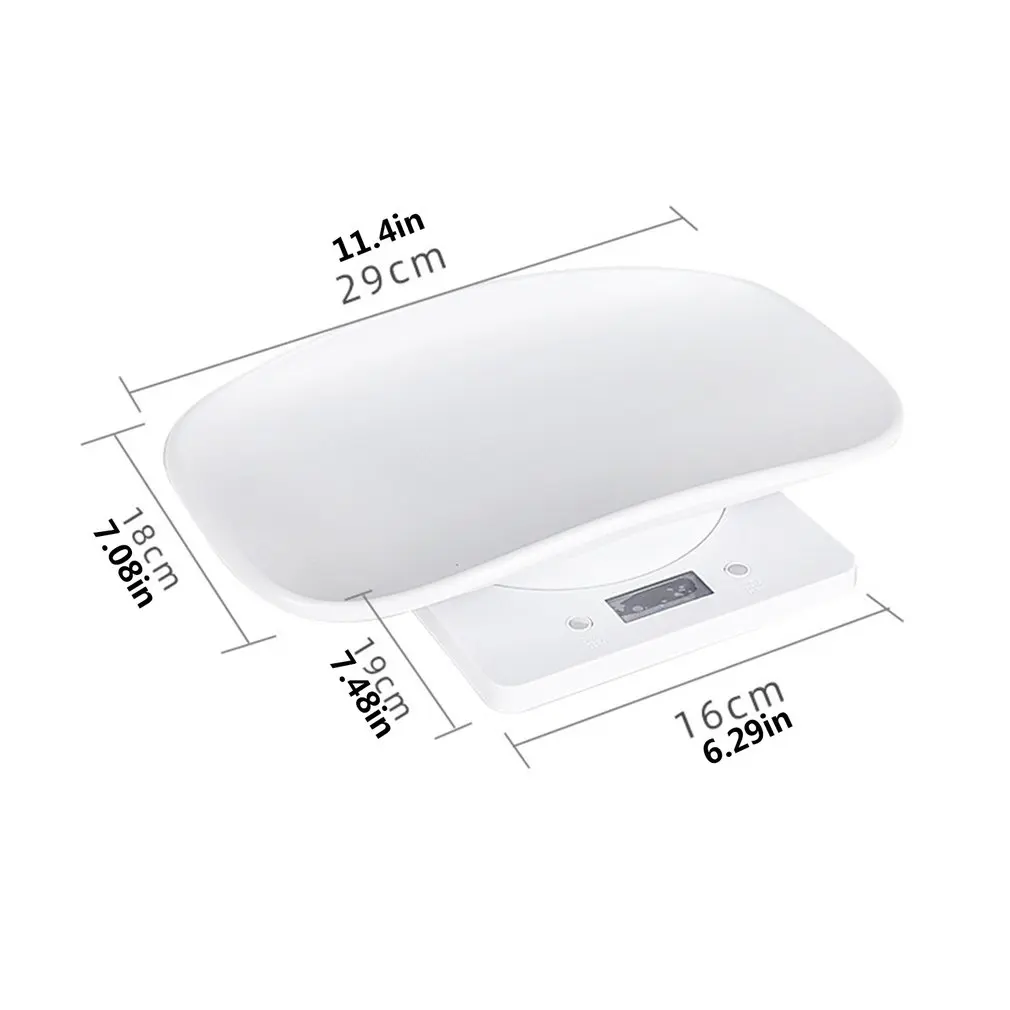 10kg / 1g Multi-function Digital Electronic Small Pet Animals Balance Newborn Baby Scale
10kg / 1g Multi-function Digital Electronic Small Pet Animals Balance Newborn Baby Scale
