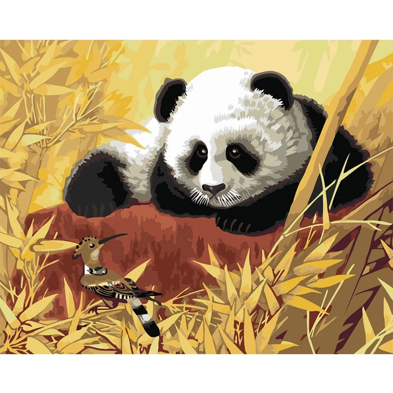 Oil Picture By Numbers Panda DIY Craft Kits Acrylic Paint For Adults Coloring For Drawing Painting By Number Home Decor Wall Art
Oil Picture By Numbers Panda DIY Craft Kits Acrylic Paint For Adults Coloring For Drawing Painting By Number Home Decor Wall Art