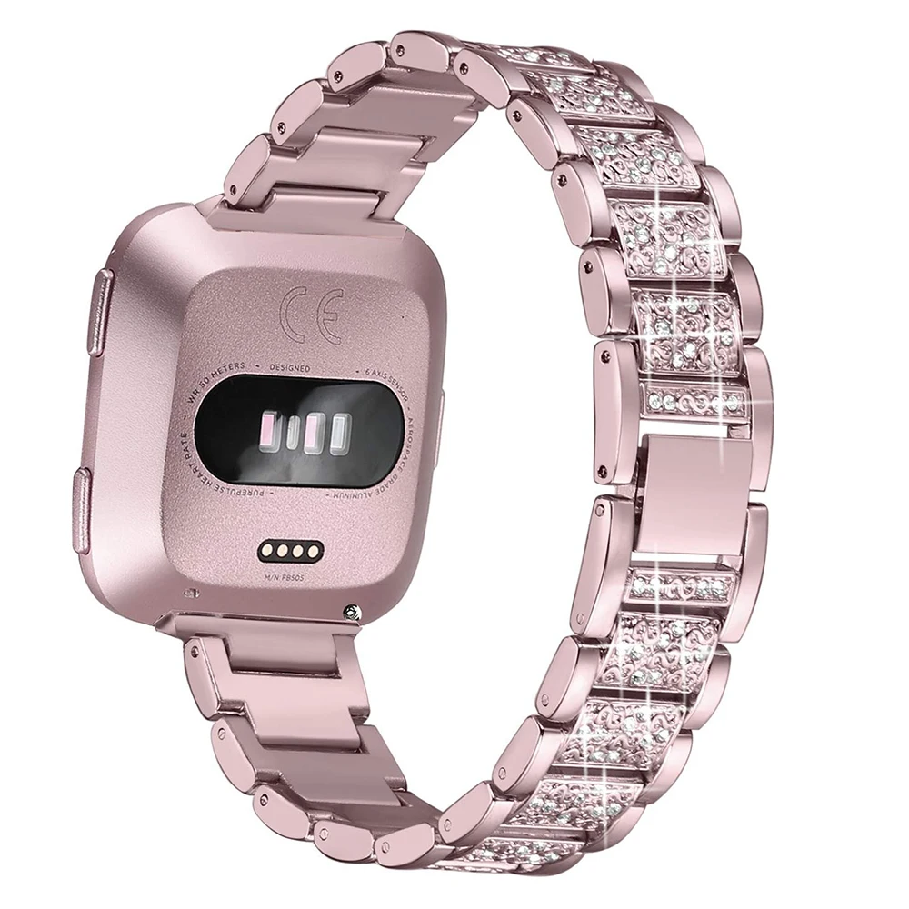 Bling Diamond strap For Fitbit Versa band Stainless Steel Strap Accessories women Wrist Bracelet for fitbit lite/verse 2 Band
Bling Diamond strap For Fitbit Versa band Stainless Steel Strap Accessories women Wrist Bracelet for fitbit lite/verse 2 Band