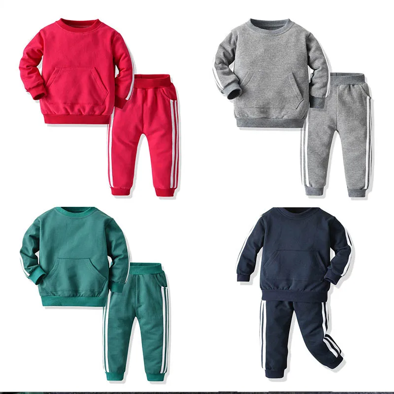 Boy Girls Autumn Winter Sports Suit Kids 2pcs Jacket+Trousers Warm Suit Round Neck Top+Striped Trousers Kids Casual Clothes Set
Boy Girls Autumn Winter Sports Suit Kids 2pcs Jacket+Trousers Warm Suit Round Neck Top+Striped Trousers Kids Casual Clothes Set