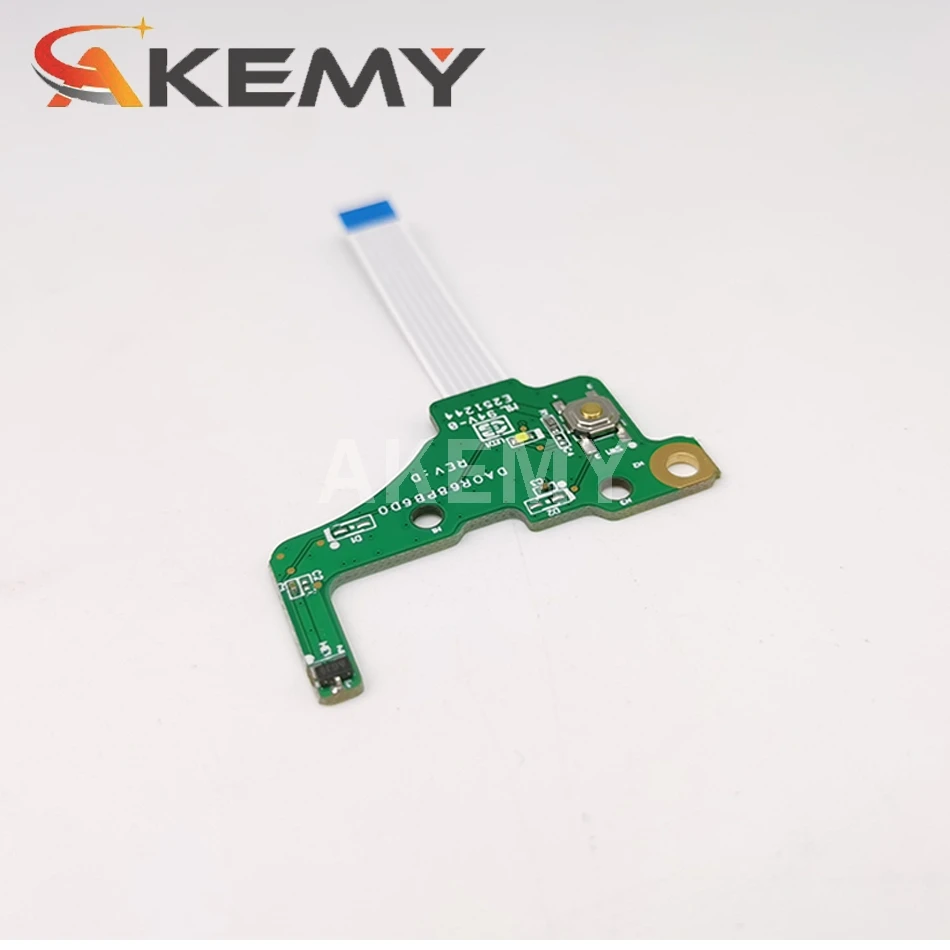 Akemy Original For HP 15-E 17-E Series Laptop power switch button BOARD With Cable DA0R68PB6D0 720673-001