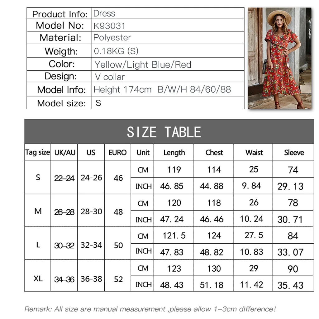 Women Floral Print Beach Dress Fashion Boho Summer Dress 2020 Ladies Vintage Bandage Bodycon Party Dress Women Vestidos#J30
Women Floral Print Beach Dress Fashion Boho Summer Dress 2020 Ladies Vintage Bandage Bodycon Party Dress Women Vestidos#J30