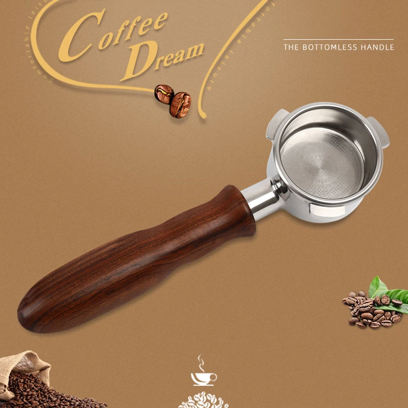 Bottomless Coffee Portafilter 54/58mm Coffee Machine Handle with Red Rosewood Handle for Barsello LEHEHE K888
Bottomless Coffee Portafilter 54/58mm Coffee Machine Handle with Red Rosewood Handle for Barsello LEHEHE K888