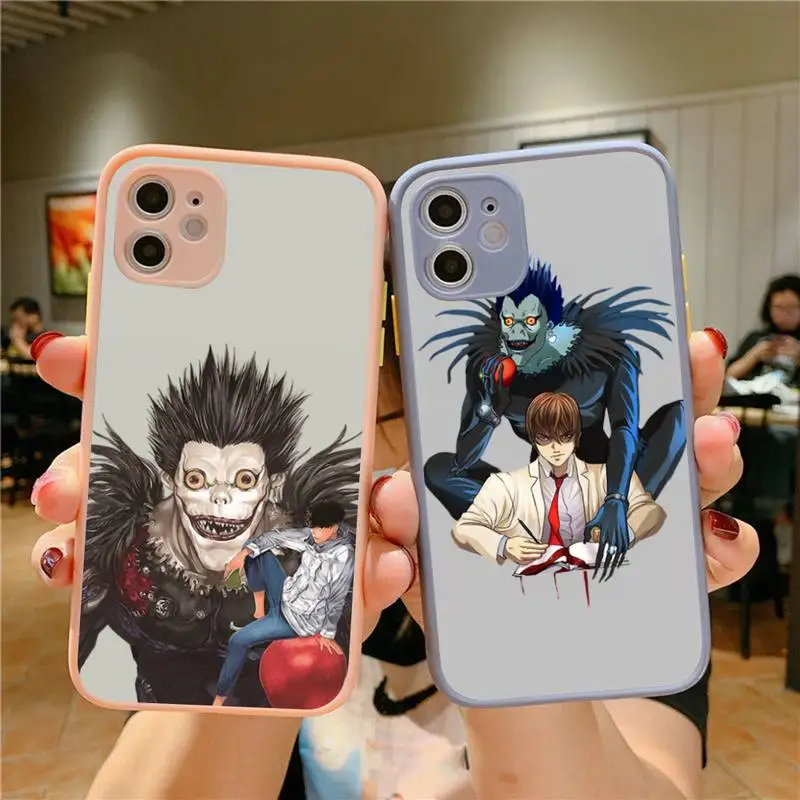 Anime Manga Death Note Ryuk Phone Case for iPhone X XR XS 7 8 Plus 11 12 13 pro MAX 13mini Translucent Matte Shockproof Case
Anime Manga Death Note Ryuk Phone Case for iPhone X XR XS 7 8 Plus 11 12 13 pro MAX 13mini Translucent Matte Shockproof Case